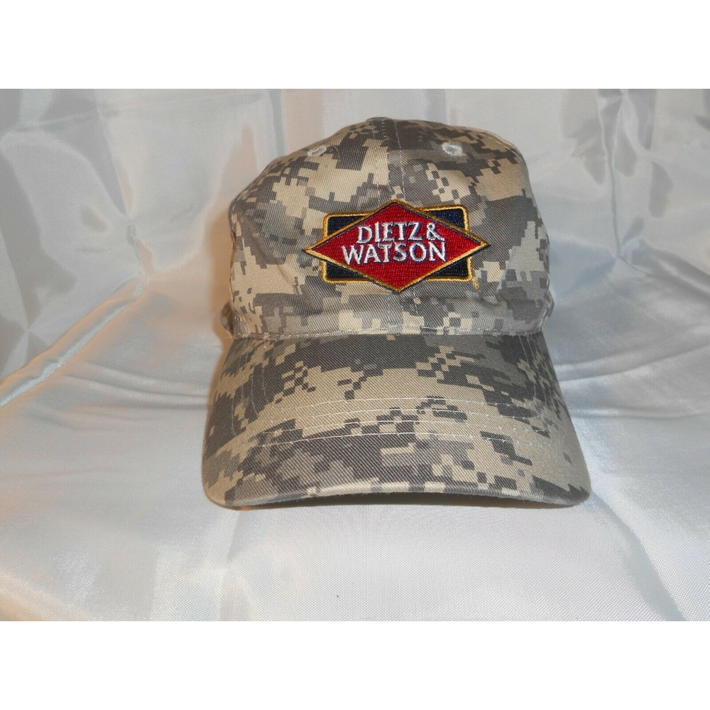 Dietz & Watson Digital Camo American Flag Strapback Hat Cap